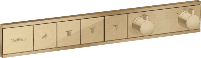 Hansgrohe RainSelect Thermostat Unterputz für 4 Verbraucher brushed bronze