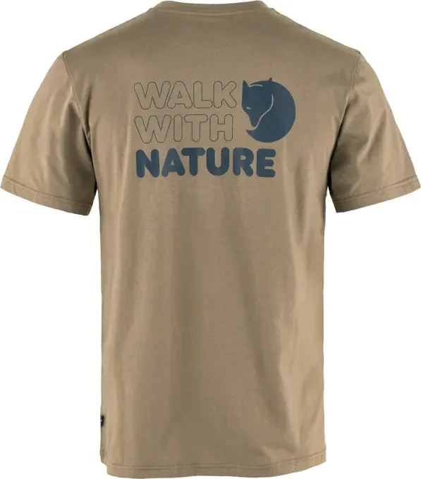 Fjällräven Walk with Nature Funktionsshirt kurzarm suede brown (Herren)