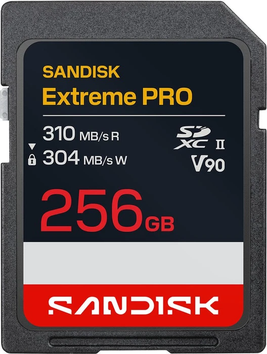 SanDisk Extreme PRO R310/W304 256GB, UHS-II, Class 10