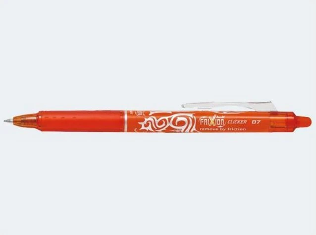 Pilot FriXion Ball Clicker 0.4mm BLRT-FRK7-O Tintenroller (Mine) orange