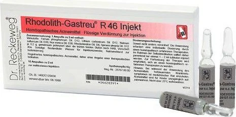 Dr. Reckeweg Rhodolith-Gastreu R46 Injekt Ampullen, 10 Stück