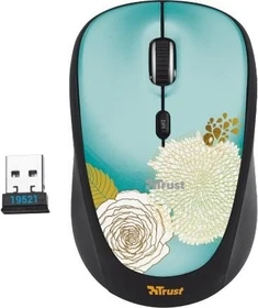 Trust Yvi Wireless Mouse Flower, USB
