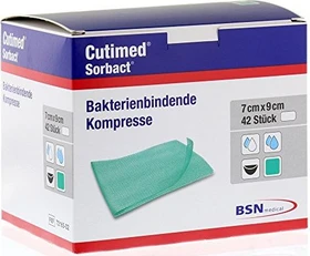 BSN medical Cutimed Sorbact Kompressen, 7 x 9cm, 42 Stück