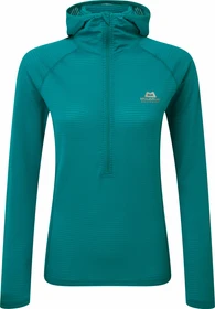 Mountain Equipment Solar Eclipse Hooded Funktionsshirt langarm tasman blue (Damen)