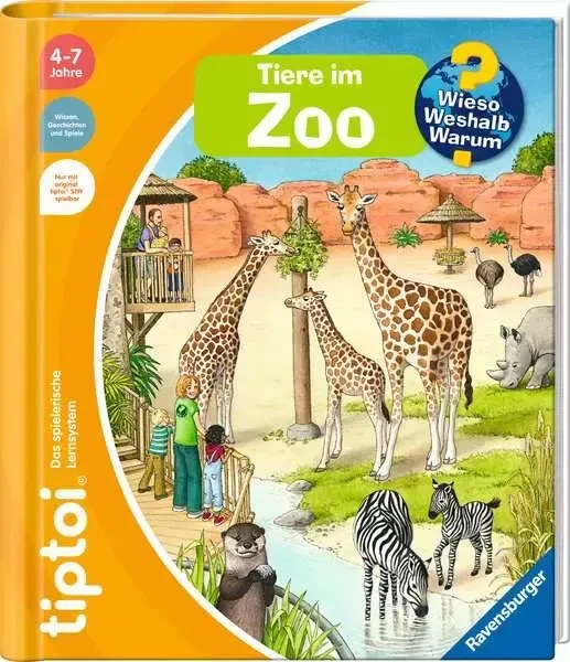 Ravensburger tiptoi Buch: Wieso? Weshalb? Warum?: Tiere im Zoo