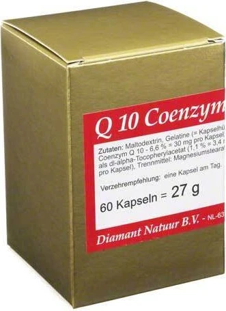 Diamant Natuur Coenzym Q10 1 x 1 Kapseln, 60 Stück