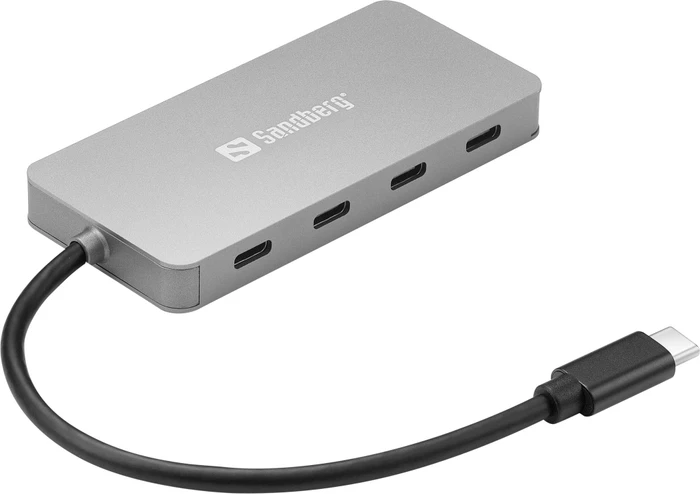 Sandberg USB-C Hub, 4x USB-C 3.1, USB-C 3.1 [Stecker]