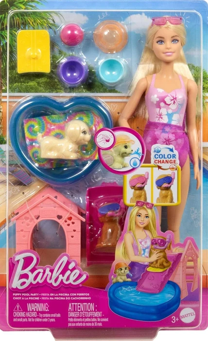 Mattel Barbie - Puppy Pool Party