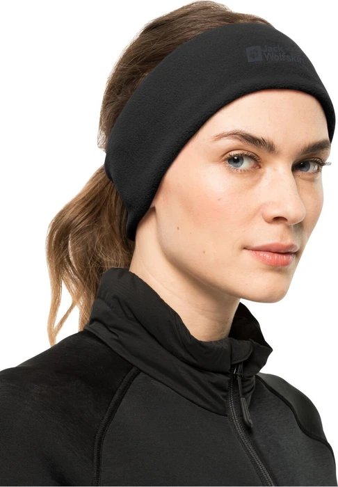Jack Wolfskin Real Stuff Stirnband schwarz
