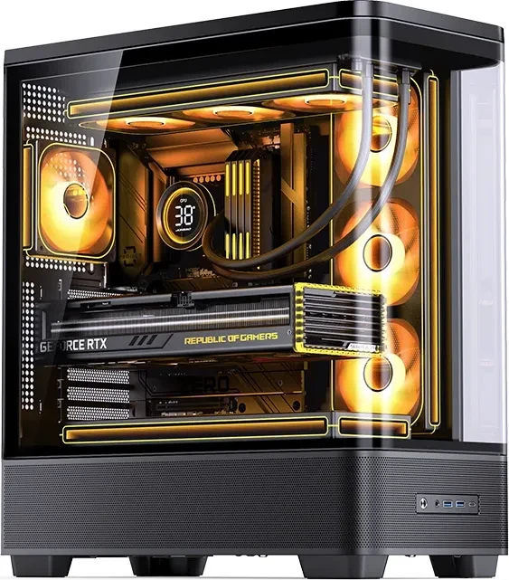 Jonsbo TK-5 Black, Glasfenster