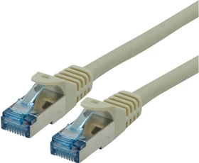 Roline / Secomp GHMT Patchkabel, Cat6a, S/FTP, RJ-45/RJ-45, 15m, grau