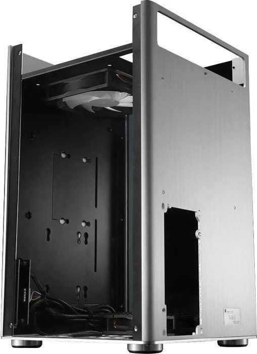 Jonsbo VR1 silber, Glasfenster, Mini-ITX