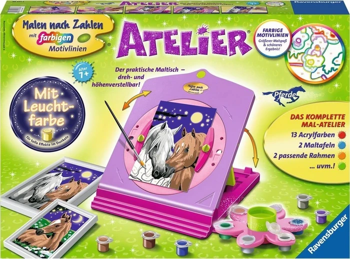 Ravensburger Malen nach Zahlen Atelier Pferde