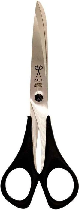 PAUL Scherenmanufaktur Handarbeitsschere Premium, Universalschere/Bastelschere/Stoffschere, 161mm, schwarz (906)