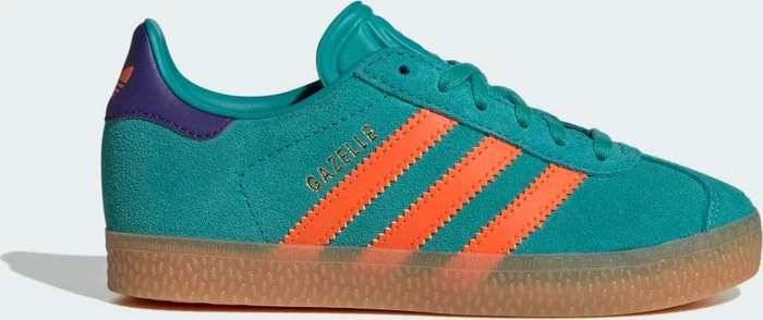 adidas Gazelle pure teal/impact orange/collegiate purple (Junior)