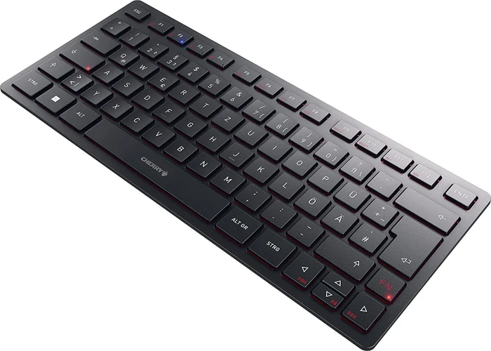 Cherry KW 9200 Mini, schwarz, USB/Bluetooth, DE