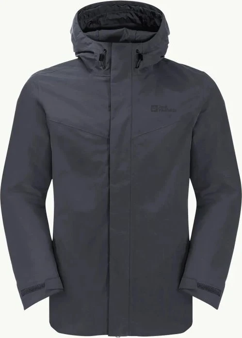 Jack Wolfskin Altenberg 3in1 Funktionsjacke ebony (Herren)