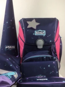 Scout Alpha Pretty Star Schultaschen-Set, 4-tlg.