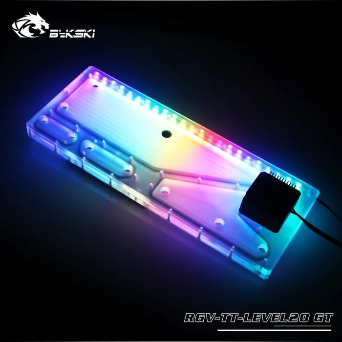 Bykski Thermaltake Level 20 GT Distro-Plate, Verteilerplatte mit Pumpe