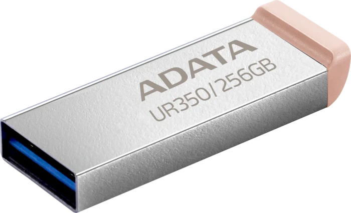 ADATA UR350 USB-A 256GB silber/braun, USB-A, USB 3.2 Gen 1×1