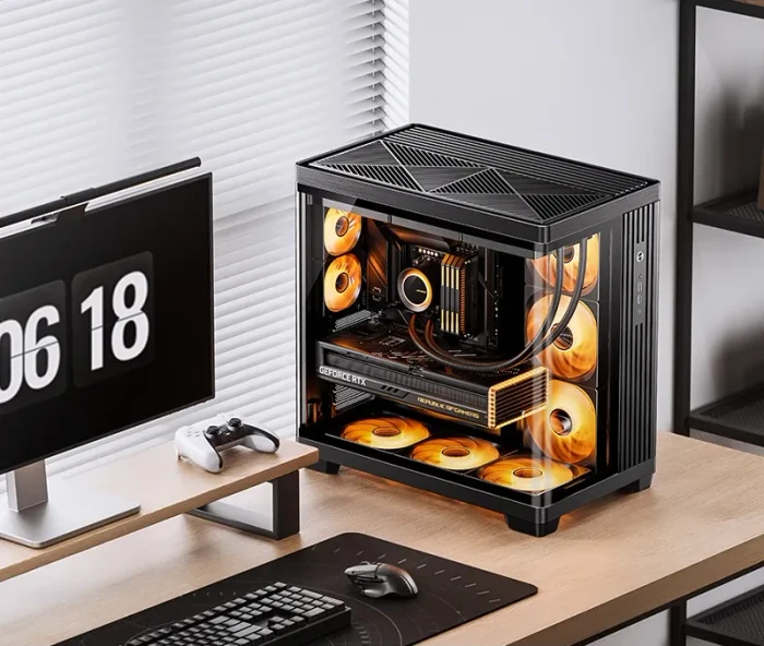 Jonsbo TK-4 Black, Glasfenster