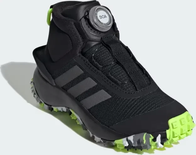 adidas FortaTrail core black/iron metallic/lucid lemon (Junior)