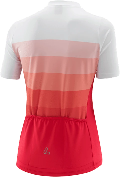 Löffler Rainbow Full-Zip Trikot kurzarm poppy red (Damen)