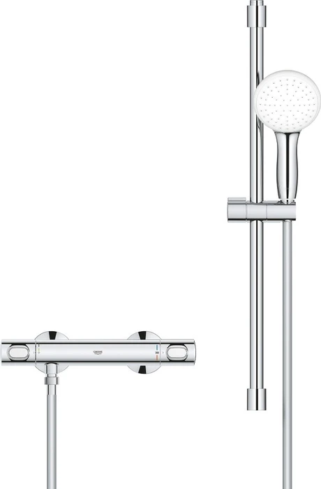 Grohe Grohtherm 500 Thermostat-Brausebatterie 1/2" chrom