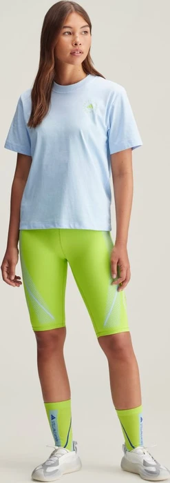 adidas by Stella McCartney TrueCasuals Regular Sportswear T-Shirt kurzarm glow blue (Damen)