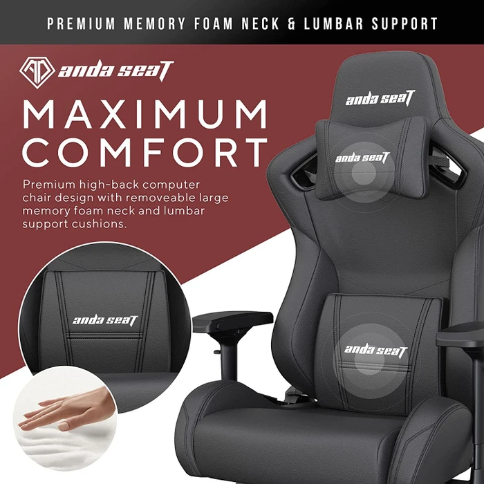 Anda Seat Kaiser Pro/2 XL Gamingstuhl, schwarz