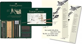 Faber-Castell Pitt Zeichenset Monochrome, 33 Stück
