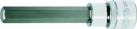 KS Tools CHROMEplus Innensechskant Steckschlüssel 1/2", 7x72mm
