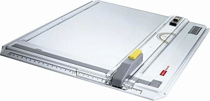 Aristo Geo Board Zeichenplatte A3, weiß, Schnellzeichendreieck, im Karton
