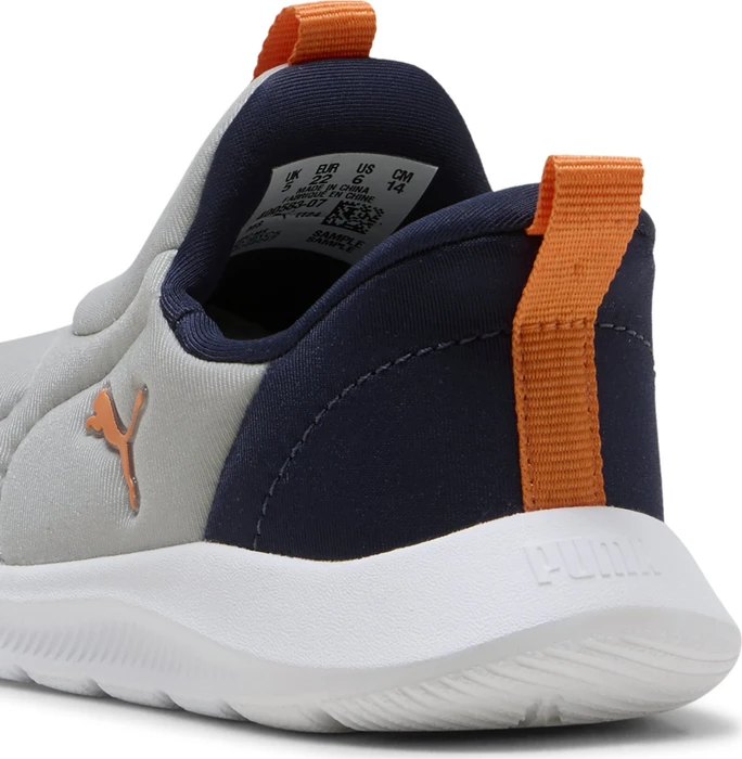 Puma Fun Racer 2 Sliptech gray echo/vermillion/puma navy (Junior)