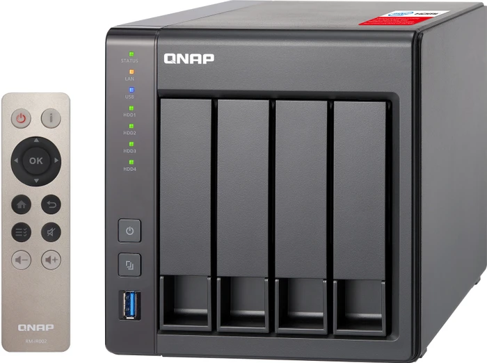 QNAP Turbo Station TS-451+, 8GB RAM, 2x RJ-45 1000Base-T, 2x USB-A 3.0
