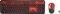 Renkforce RF-DS-Retro Funk-Tastatur-Maus-Set schwarz/rot, USB, DE Vorschaubild