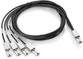 HP mini SAS x4 [SFF-8088] auf 4x1 mini SAS x4 [SFF-8088] Kabel, 2m (AN975A)