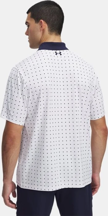Under Armour Matchplay Printed Poloshirt kurzarm white/midnight navy (Herren)