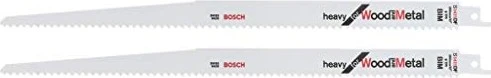Bosch Professional S1411DF Heavy for Wood and Metal Säbelsägeblatt, 2 Stück