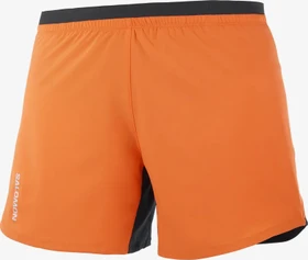 Salomon Cross 5 Hose kurz shocking orange/deep black/capsule (Damen)