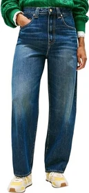 Tommy Hilfiger Tapered Barrel Leg mit mittelhohem Bund Jeans mine (Damen)