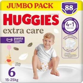 Huggies Extra Care Gr.6 Einwegwindel, 16-30kg, 88 Stück (4x 22 Stück)