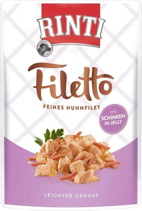 Finnern Rinti Filetto Huhn und schinken in Jelly, 100g