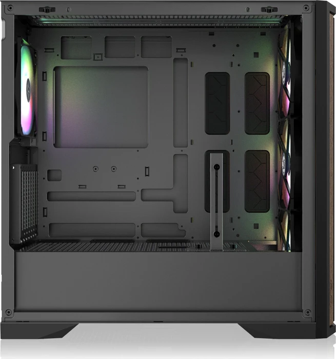 Raijintek Agos Max MS4 Black, Glasfenster