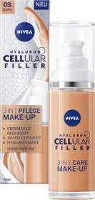 Nivea Hyaluron Cellular Filler 3in1 Pflege Make-Up 03 dunkel, 30ml