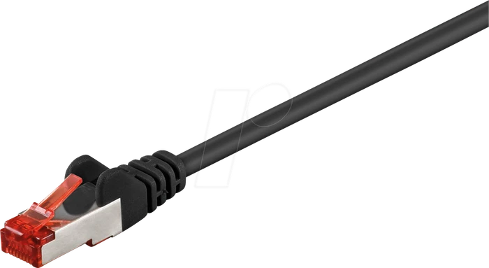 goobay Patchkabel, Cat6, S/FTP, RJ-45/RJ-45, 7.5m, schwarz
