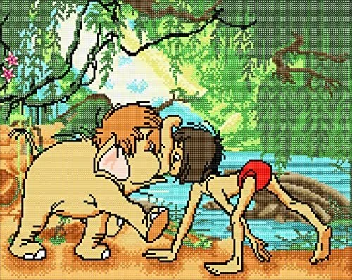 Craft Buddy Crystal Art Kit Jungle Book Friends