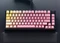 Glorious GPBT Keycaps, Kunststoff (PBT), Pink Grapefruit, rot/rosa/gelb, 143 Tasten (104+39), ANSI-US Vorschaubild