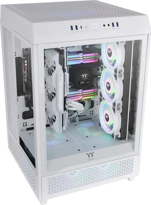 Thermaltake Triton weiß, schwarz, Core i7-12700KF, 32GB RAM, 1TB SSD, GeForce RTX 3080