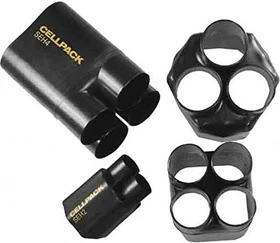 Cellpack SEH Warmschrumpf-Aufteilkappe 3-Finger-Aufteilkappe, SEH3 55-23, schwarz